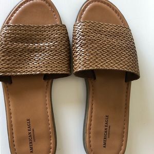 American Eagle wicker sandals